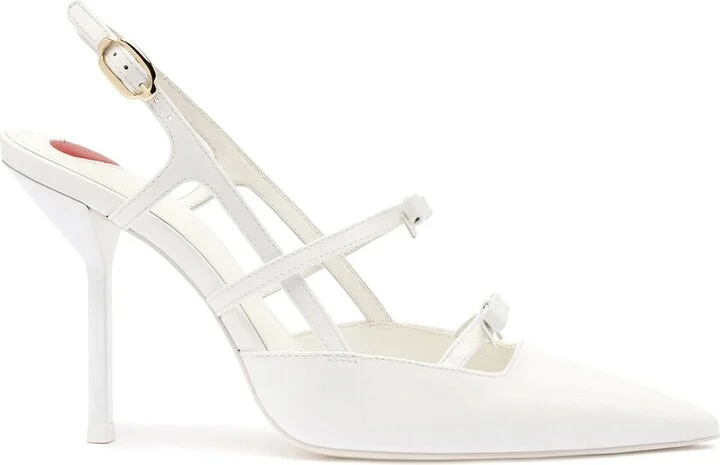 Larroude Brooks Patent Pump
