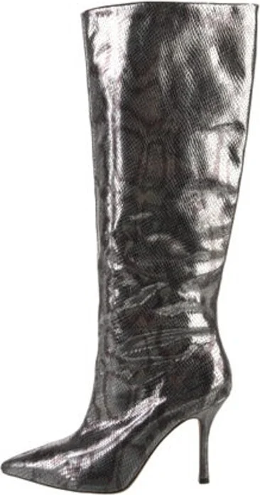 Metallic, Pattern Prints, Silver