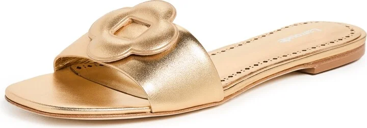Larroude Flora Flat Sandals