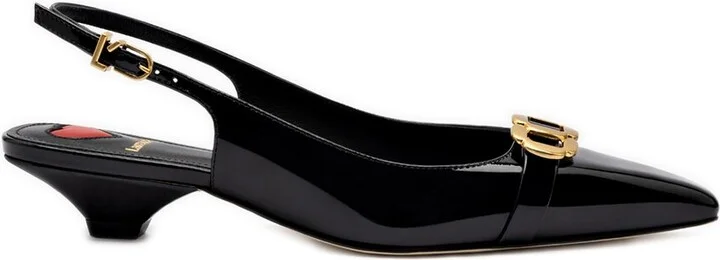 Larroudé Franca Leather Pump - Image 2