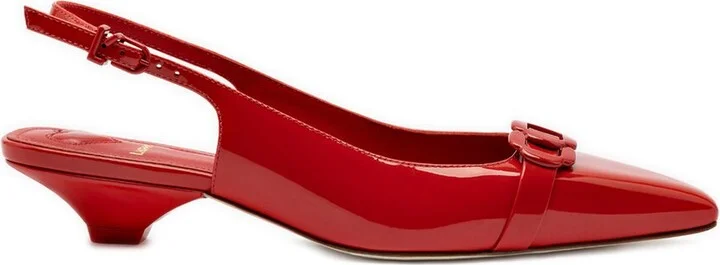 Larroudé Franca Leather Pump - Image 2