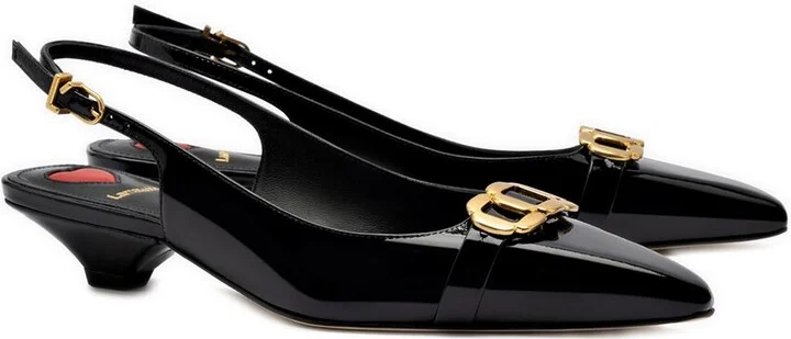Larroudé Franca Leather Pump
