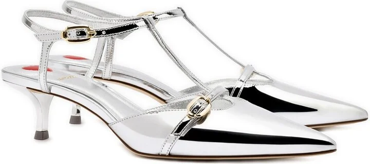 Larroudé Grace Leather Pump