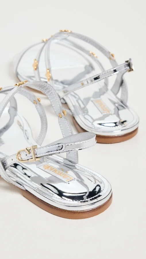 Larroude Harmony Flat Sandals - Image 2