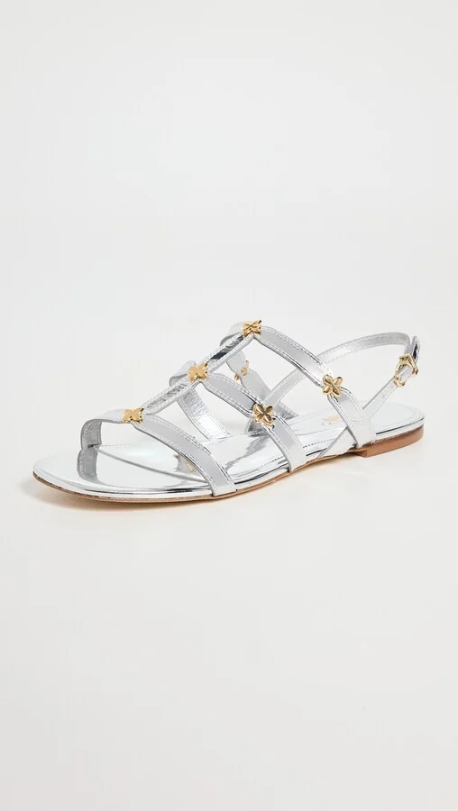 Larroude Harmony Flat Sandals - Image 3