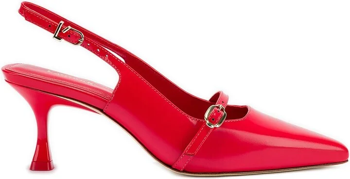 Larroudé Ines Leather Pump - Image 2