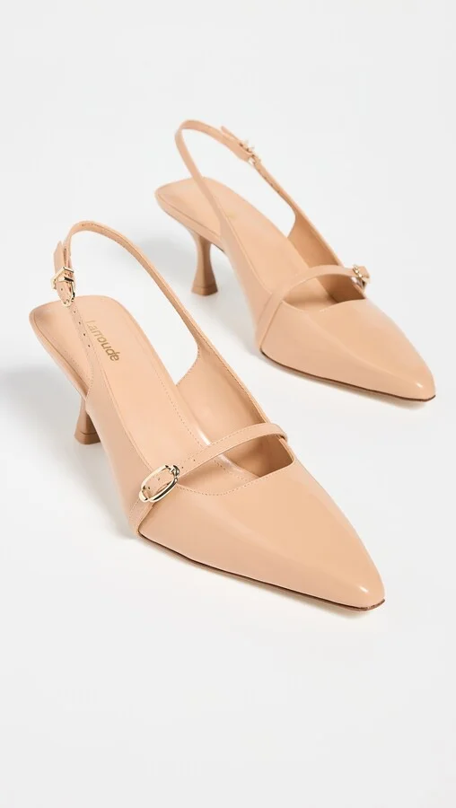 Larroude Ines Slingback Pumps - Image 2
