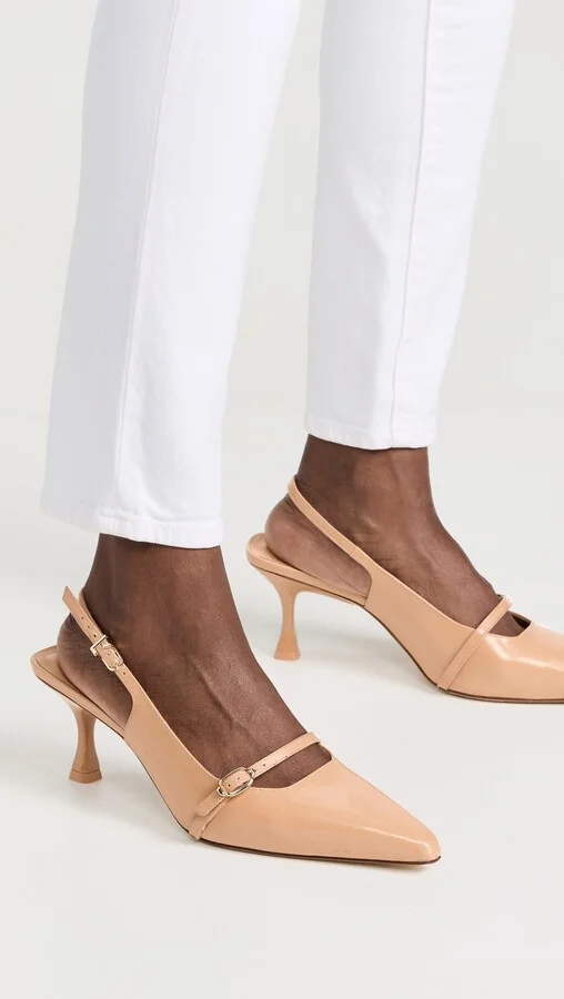 Larroude Ines Slingback Pumps - Image 5