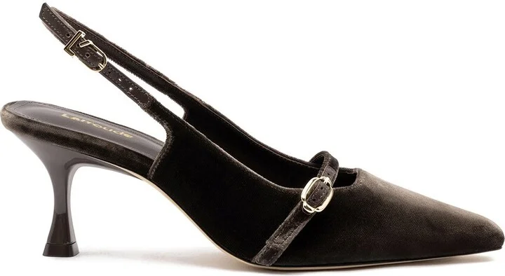 Larroude Ines Velvet Pump