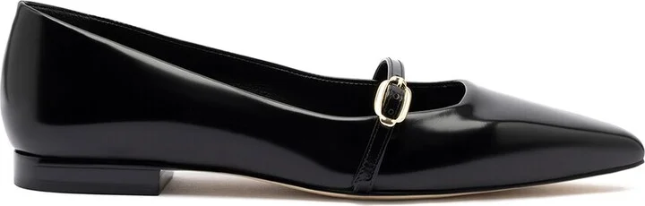 Larroude Irene Leather Flat
