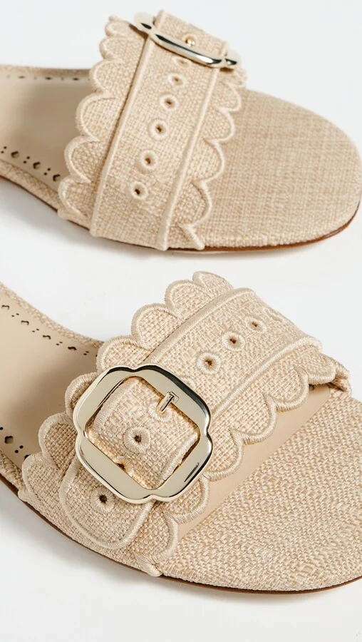Larroude Ivy Broderie Slides - Image 4