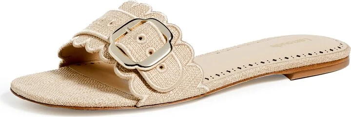 Larroude Ivy Broderie Slides