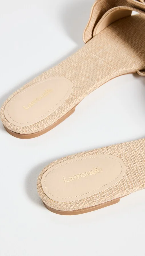 Larroude Ivy Ruffle Sandals - Image 4