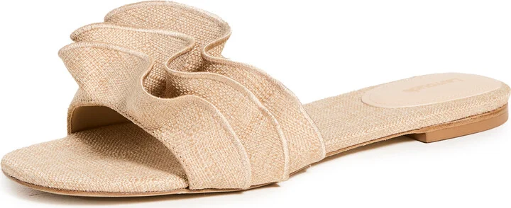 Larroude Ivy Ruffle Sandals