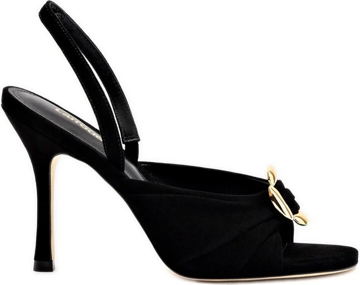 Larroudé Mayfair Leather Sandal - Image 2