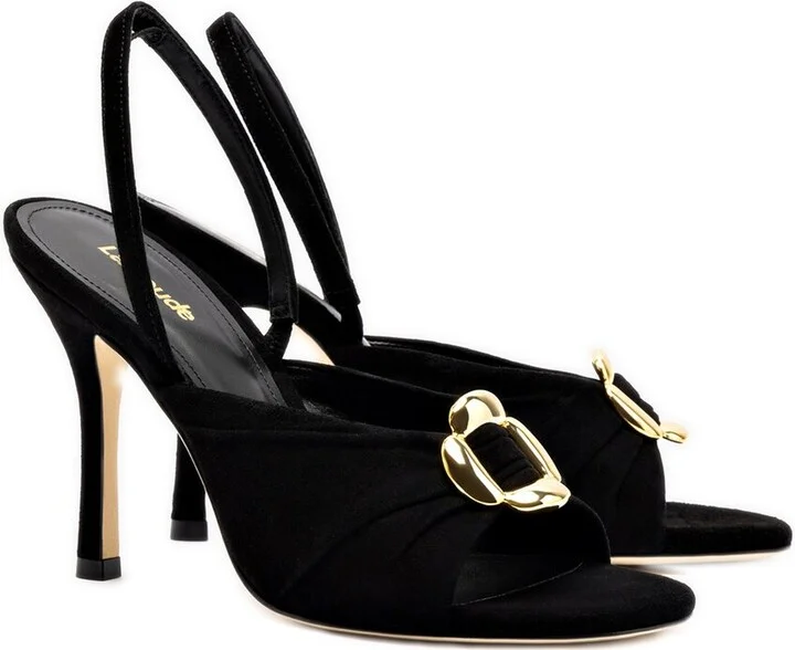 Larroudé Mayfair Leather Sandal