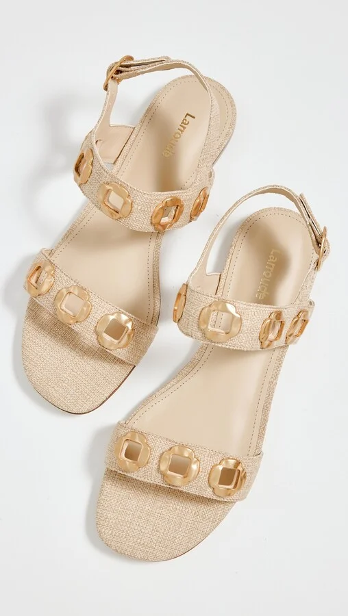 Larroude Milan Flat Sandals - Image 3