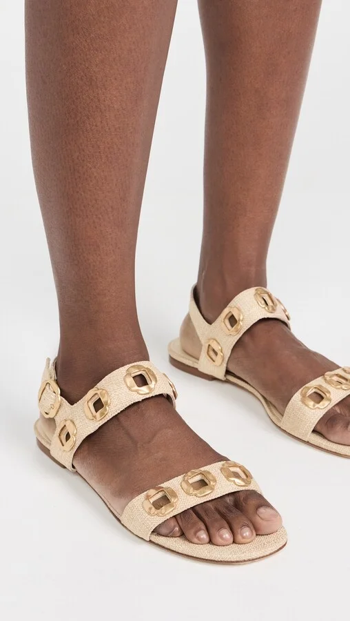 Larroude Milan Flat Sandals - Image 4