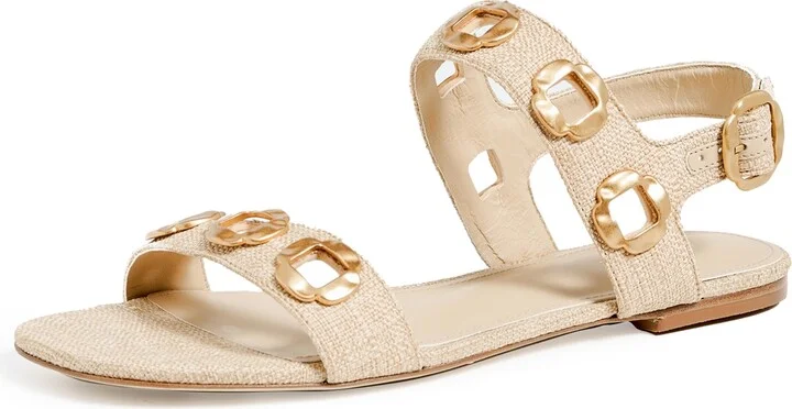 Larroude Milan Flat Sandals