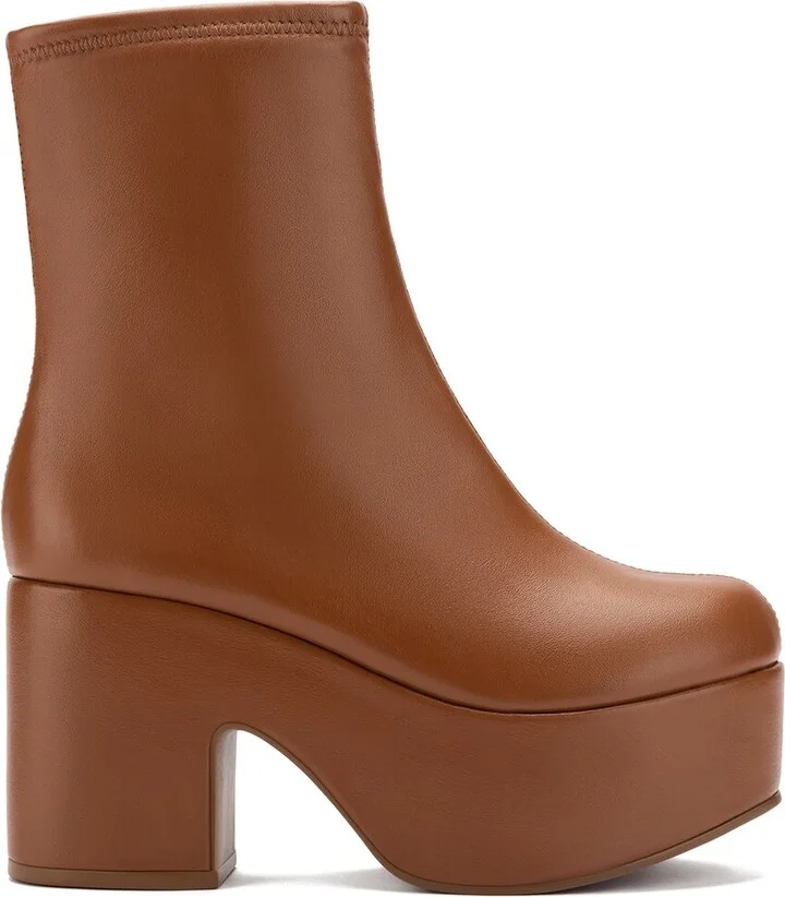 Larroude Miso Leather Platform Boot