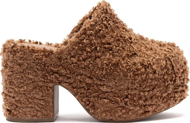 Larroude Miso Shearling Clog