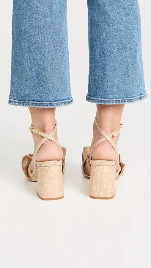 Larroude Selena Ruffle Sandals - Image 3