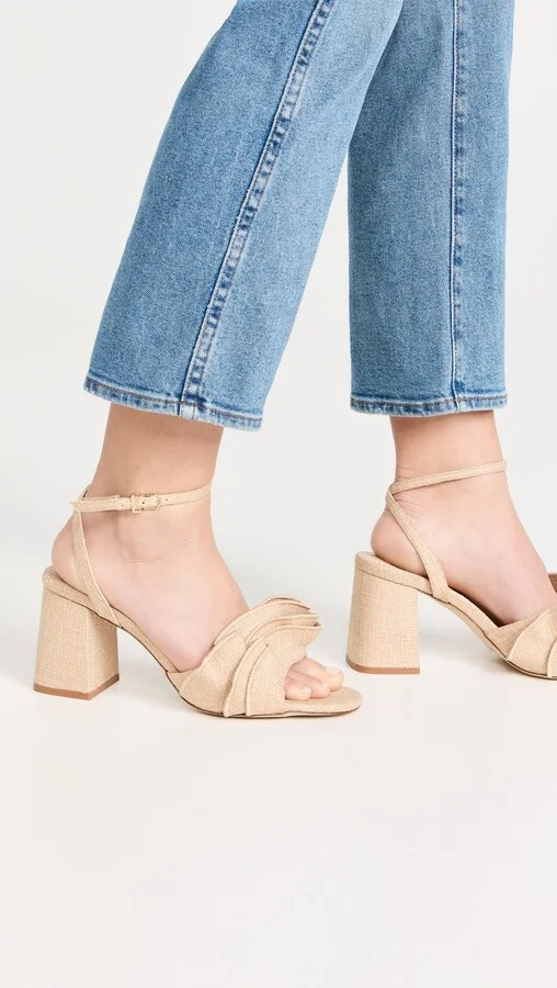 Larroude Selena Ruffle Sandals - Image 4