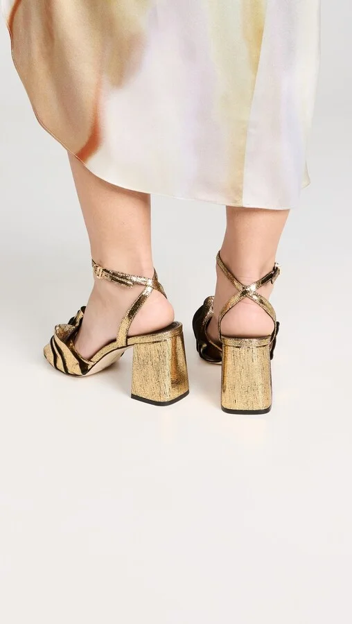 Larroude Selena Ruffle Sandals - Image 4