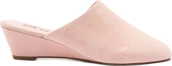 Larroudé Venice Leather Wedge