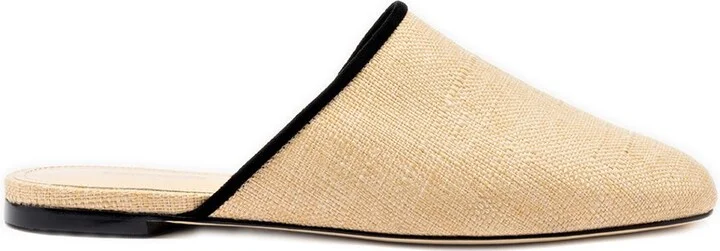 Larroudé Venice Raffia Mule - Image 2