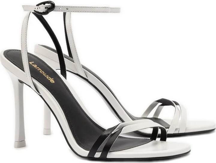 Larroudé Vesper Leather Sandal