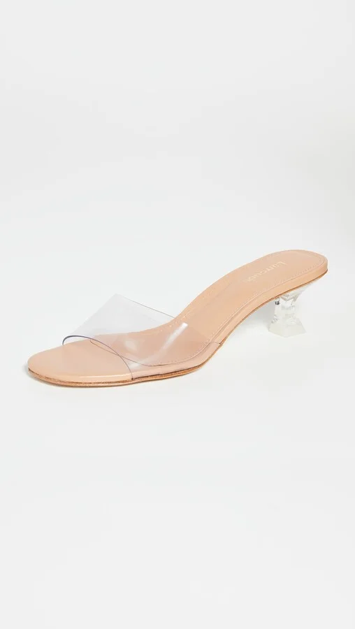 Larroude Vivi Lucite Sandals - Image 2