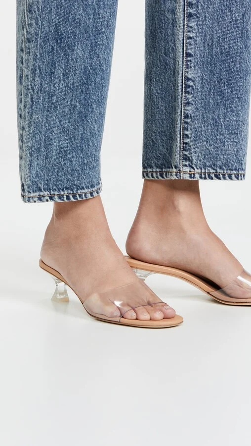 Larroude Vivi Lucite Sandals - Image 5