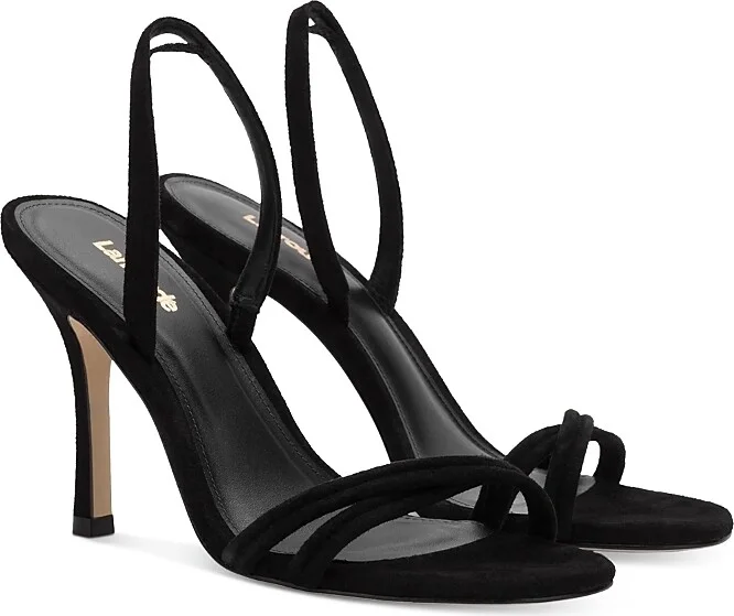 Larroude Women's Annie Slip On Slingback High Heel Sandals