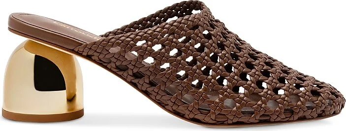 Larroude Women's Dew Drop Macrame Mule Pumps
