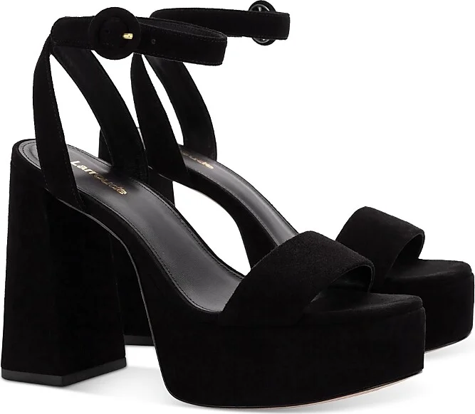 Larroude Women's Dolly High Heel Platform Sandals