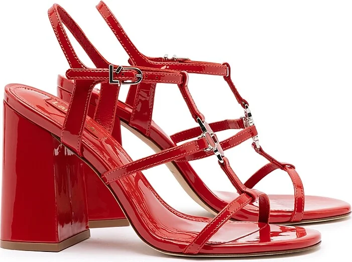 Larroude Women's Hanna Strappy High Heel Sandals