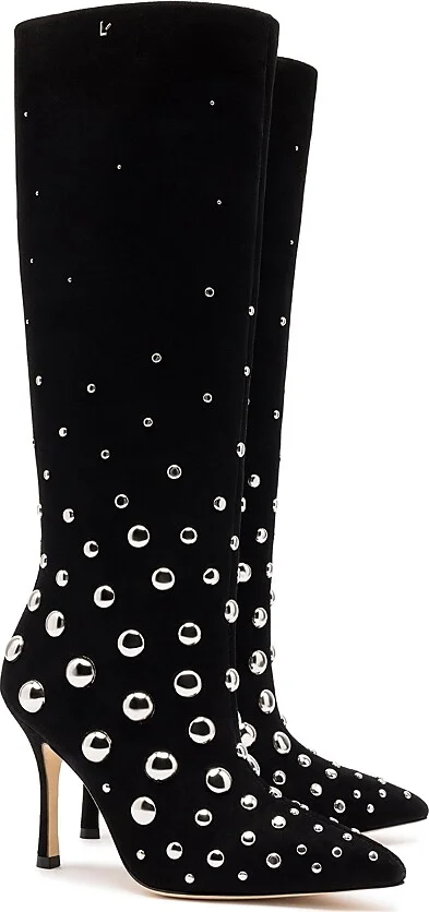 Larroude Women's Kate Studded Boots