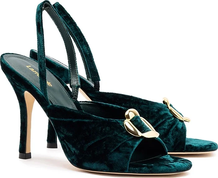 Larroude Women's Mayfair Slingback Sandals
