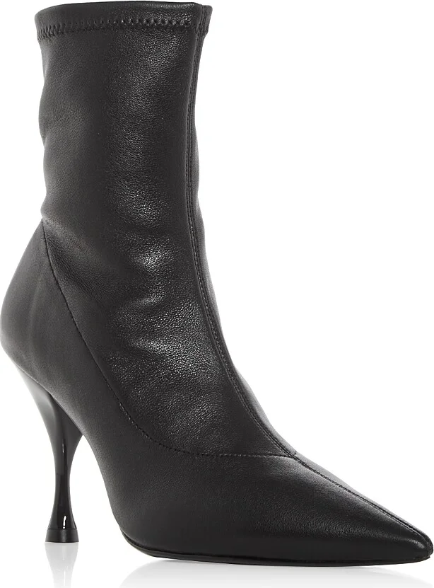 Larroude Women's Mini Georgia Pointed Toe Booties