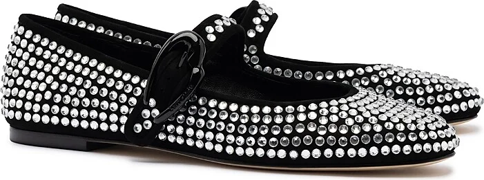 Larroude Women's Verona Embellished Flats