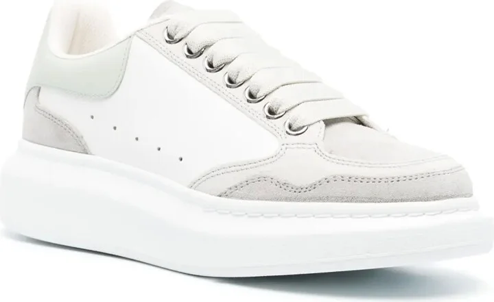 Larry panelled leather sneakers - Image 2