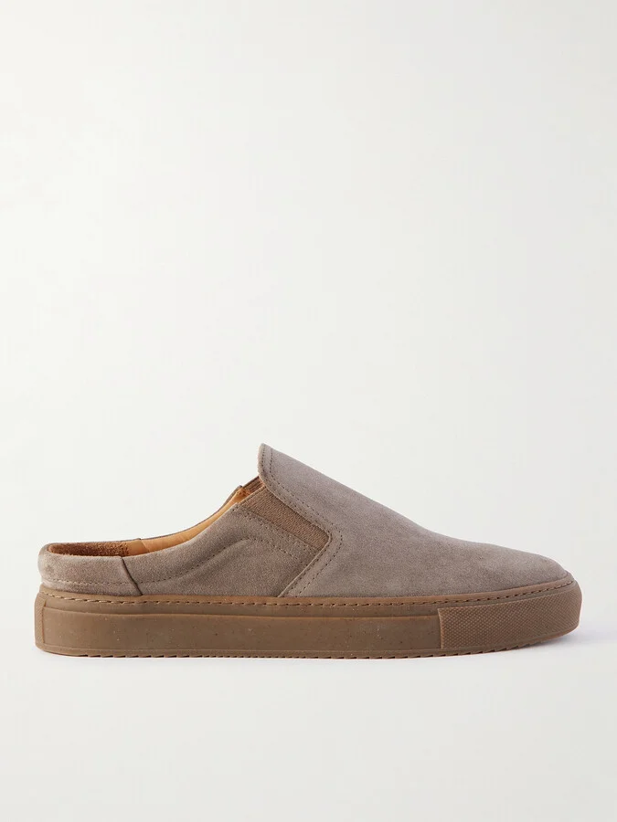 Larry Suede Backless Slip-On Sneakers