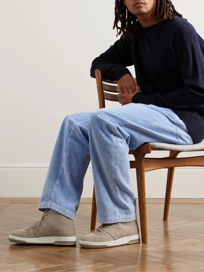 Larry Suede High-Top Sneakers - Image 2