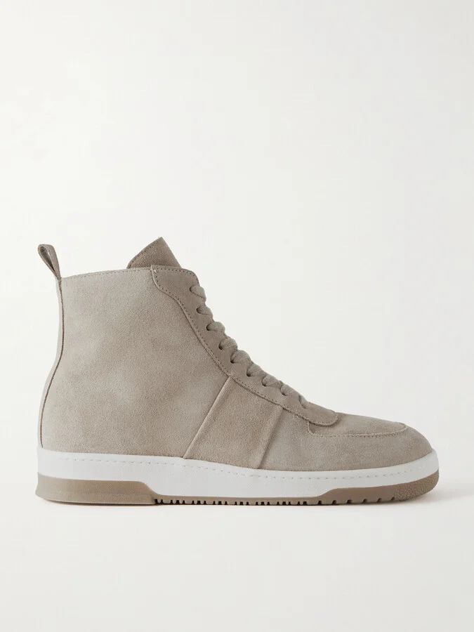 Larry Suede High-Top Sneakers
