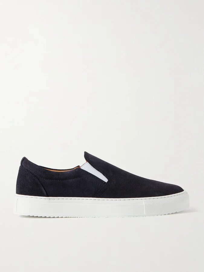 Larry Suede Slip-On Sneakers