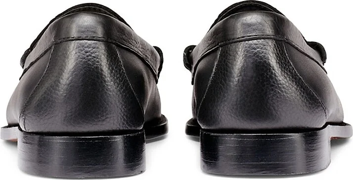 Larson Letterman Leather & Suede Penny Loafers - Image 2