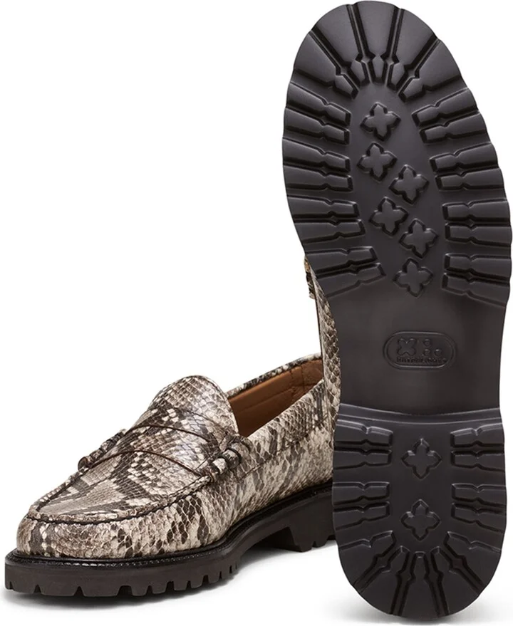 Larson Snakeskin Embossed Penny Loafer - Image 7
