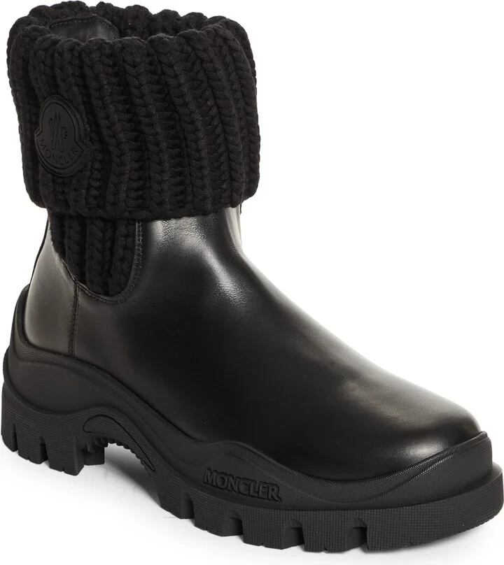 Larue Knit Cuff Chelsea Boot