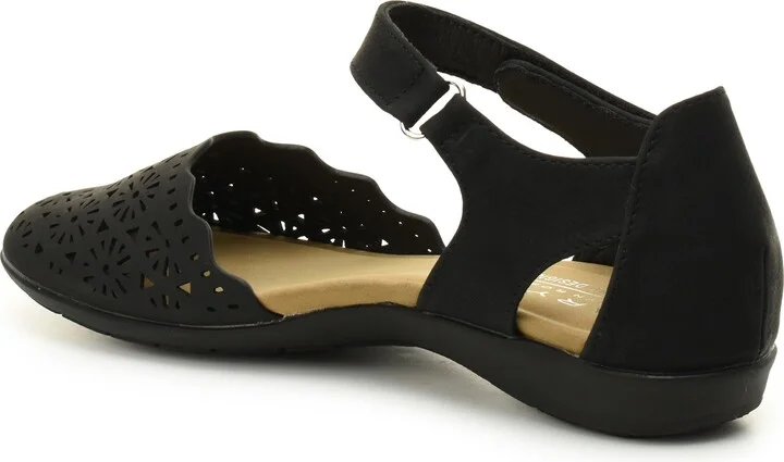 Laser Cut Ankle Strap Sandal - Image 2